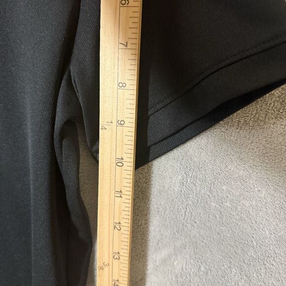 Nike Polo Shirt Mens Medium Black Tennis Court Band Blade Dri Fit Performance - Picture 5 of 7